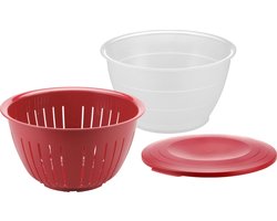 Westmark Olympia Schalenset - Rood - 3-delig - 26 cm - 4,3 l