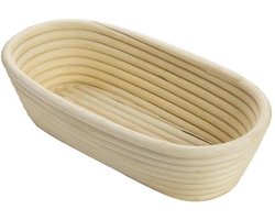 Westmark ovalen rijsmandje uit vlechtwerk 27.5x14x7.1cm