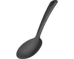 Westmark salade en serveerlepel, grote lepel insparing, interne schaal: 20, 40 + 60 ml, plastic, zacht, zwart, 28642270