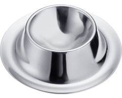 Westmark set van 4 eierdopjes uit rvs Ø 8.5cm H 2.3cm