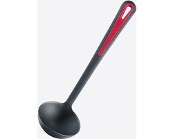 Westmark Soeplepel/pollepel, lengte: 31,5 cm, Gallant, zwart/rood, 29562270