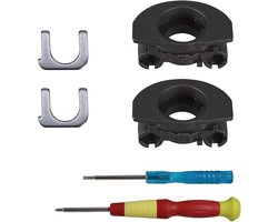 WH-1000XM4 Scharnierdraai Gewrichten + U-vormig Metalen Scharnier Slot, Vervanging voor Sony WH-1000XM4 Koptelefoon, Reserveonderdelen, Accessoires, Scharnierrotaties (Zwart)