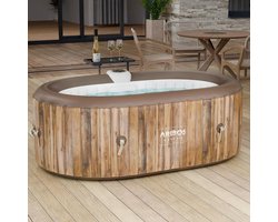 Whirlpool voor binnen en buiten, 190 x 120 x 65 cm - Luxe ontspanningservaring met Industrohome