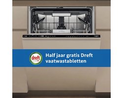 Whirlpool | W7IHP40LC | inbouw vaatwasser | Besteklade | Automatische deuropening - Zeer stille machine met 40 dB(A)!