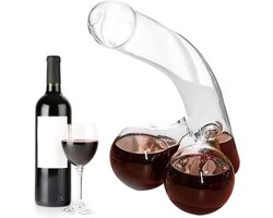 Whiskey Karaf grappige karaf voor rode wijn - unieke glazen container voor Scotch Whisky - wijn decanteerder - glazen karaf 550 ml - grappig cadeau voor je dierbaren