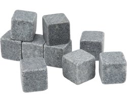 Whisky Stenen - Whisky IJs Alternatief - Dranken Koelen - Niet-verdunnend Graniet - 2 cm - Grijs