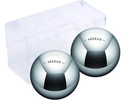 Whiskyballen Roestvrij Staal - Ijsblokjes Ballen Metaal - Drank Koelen - Verdunnen Niet - Diameter 5cm - Zilver