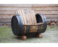 Whiskyvat Stoel "Lowland" 225l. geborsteld, geschuurd, geolied