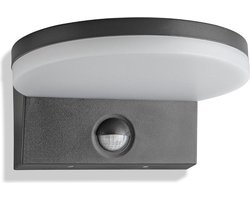 White-Label® Buitenlamp met Bewegingssensor - Wandlamp Buiten - Tuinverlichting - Zwart en Wit