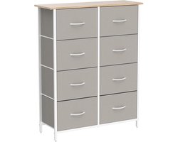 White-label Dressoirs Kasten - Ladekast - Buffetkast Industrieel - Hout - Lichtgrijs