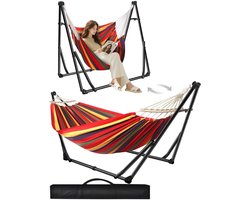 White-Label® Hangmat met Standaard - Hangstoel - Inklapbaar