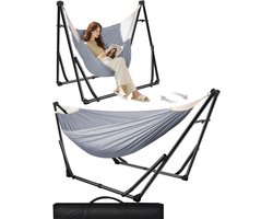 White-Label® Hangmat met Standaard - Hangstoel - Inklapbaar