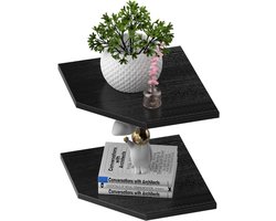 White-Label® Houten Plank Wandmontage - Hoekrek Display - Hoekplank - Wandplank