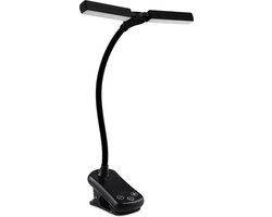 White-Label® Leeslampje Volwassenen - Bureaulamp - Tafellamp - Zwart