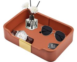 White-Label® Luxe Kaarsenplateau - Decoratief Dienblad - Sierschaal - Oranje