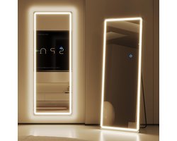 White-Label® Passpiegel Staand - Slaapkamer Spiegel - Wandspiegel