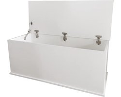 White-Label® Speelgoedkist - Speelgoedkast - Dekenkist - Wit