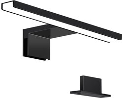 White-Label® Spiegellamp Badkamer - Wandlamp - Spiegelverlichting - Zwart
