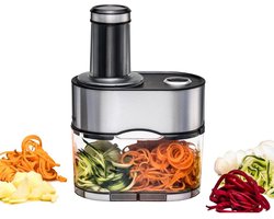 White-Label Spiraalsnijder - Spiralizer - Mandoline Keukensnijder - Zilver