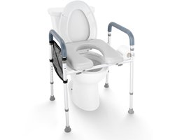 White-Label® Toiletverhoger met Armleuning - Toiletstoel - Volwassenen
