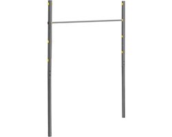 White-Label® Turnrek - Rekstok - Duikelrek - Tuinrek - Grijs