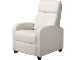 White-label Zetelbed - Slaapstoel - Slaapfauteuil - Beige