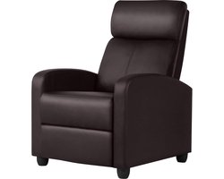 White-label Zetelbed - Slaapstoel - Slaapfauteuil - Bruin
