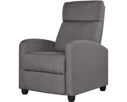 White-label Zetelbed - Slaapstoel - Slaapfauteuil - Grijs