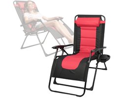 White-Label® Zonnebed Opvouwbaar – Ligbed Tuin – Relax Ligstoel Buiten – Deluxe