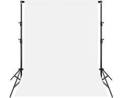 Whitescreen Vinyl - Vinyl wit scherm - 1.8 meter bij 3 meter - fotodoek vinyl - Achtergrond Vinyl - studio achtergrond vinyl - studio vinyl scherm - studio set -