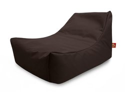 Whoober loungestoel zitzak Bali outdoor donker bruin - Wasbaar - Voor binnen en buiten