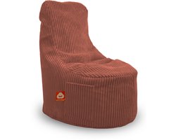 Whoober Nice – Stoel Zitzak – Bordeaux Rood dik ribfluweel – Comfortabel & Duurzaam