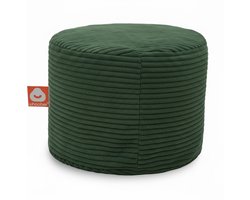 Whoober Rhodos – Poef Zitzak – Donkergroen dik ribfluweel – Comfortabel & Duurzaam