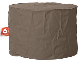 Whoober zitzak poef Rhodos outdoor taupe - Wasbaar - Voor binnen en buiten