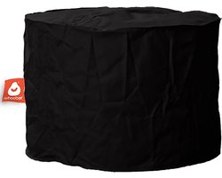 Whoober zitzak poef Rhodos outdoor zwart - Wasbaar - Voor binnen en buiten