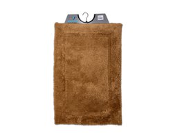 Wicotex - Badmat Taupe - Badmat - Antislip onderkant - Afmeting 60x90cm