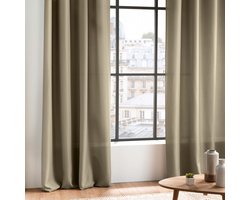 Wicotex - Gordijnen - Kant en klaar - Met ringen - 140x260cm - Linen - 2stuks
