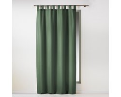 Wicotex - gordijnen - kant en klaar - polyester - groen - 140x260cm - met ophanglus