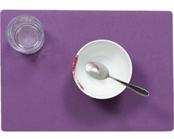Wicotex-Placemats Uni paars-Placemat easy to clean 12stuks