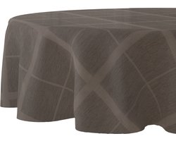Wicotex-Tafellaken-Tafelkleed-Tafellinnen Lys taupe 140cm rond