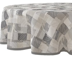 Wicotex - Tafelzeil - Tafelkleed - Blockies - Rond 160cm - Afneembaar - Afwasbaar