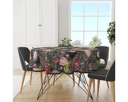 Wicotex - Tafelzeil - Tafelkleed - Bon Appetit - Rond 160cm - Afneembaar - Afwasbaar