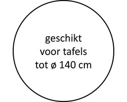 Wicotex - Tafelzeil - Tafelkleed - Vogels - Rond 160cm - Afneembaar - Afwasbaar
