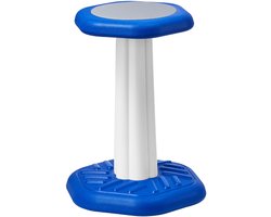 Wiebelstoel voor Kinderen, Sponskussen, Verbetert Concentratie en Houding, Blauw, voor Kinderen van 7-14 jaar