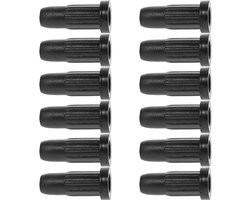 Wielnaaf Set - Stoelonderdelen - Meubel Reparatie - Toolfree Installatie - 30 Stuks - Zwart