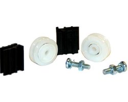 Wieltjes voor schuifdeur serre/kas