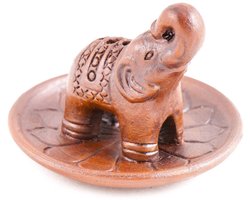 Wierookhouder Olifant op Lotusbloem