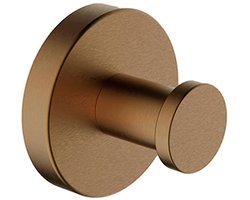 Wiesbaden Alonzo Handdoekhaak Groot Geborsteld Brons Koper