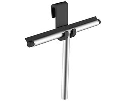 Wiesbaden Alonzo Raamwisser met Flexibele Glashaak - Geborsteld RVS