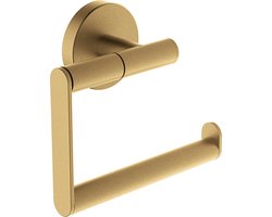 Wiesbaden Alonzo toiletrolhouder zonder klep geborsteld messing